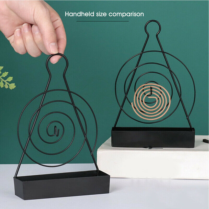 Spiral Mosquito Coil Holder Iron Mosquito Coil Frame Insect Repellent Incens Qx