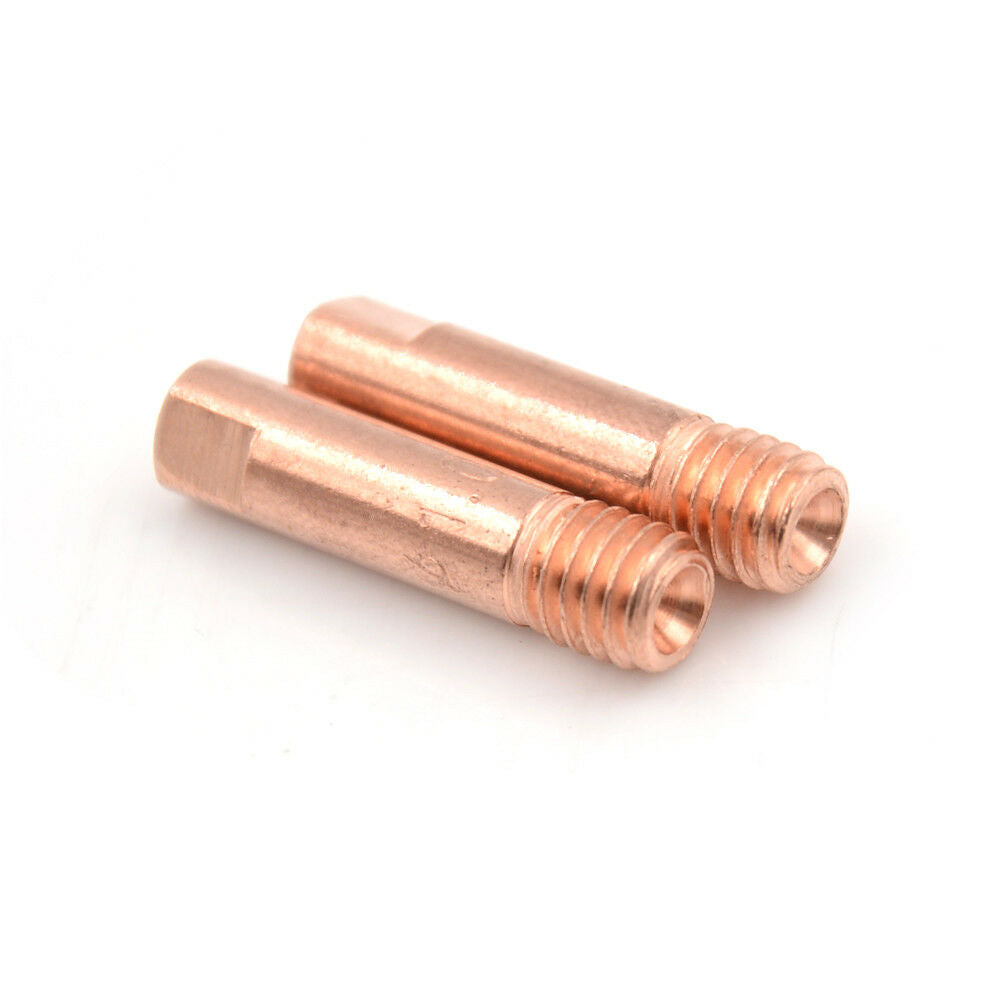 10x 1.2-15AK MIG/MAG M6 Weld Torch Welder Contact Tips Holder Gas Nozzle .l8