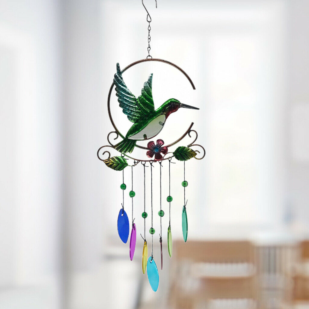 Hummingbird Wind Chimes for Party Festival Garden Indoor Craft Ornaments