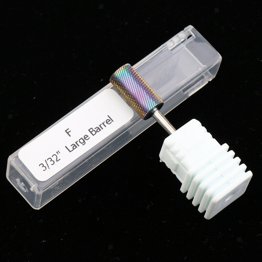 6 Sizes Nail Drill Bit Diamond Cuticle Clean Electric Files Buffing Tool XXC
