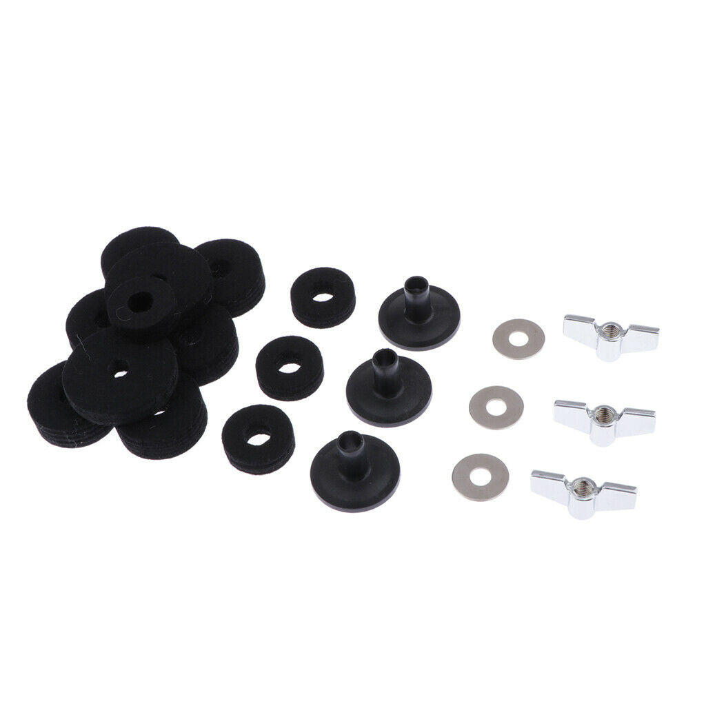 1 Pack Cymbal Spare Parts, Felt Cymbal Sleeves for