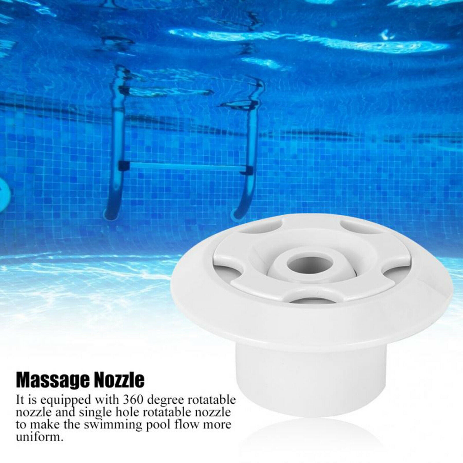 Rotatable Swimming Pool Spa Massage Eyeball Nozzle Water Outlet Massage