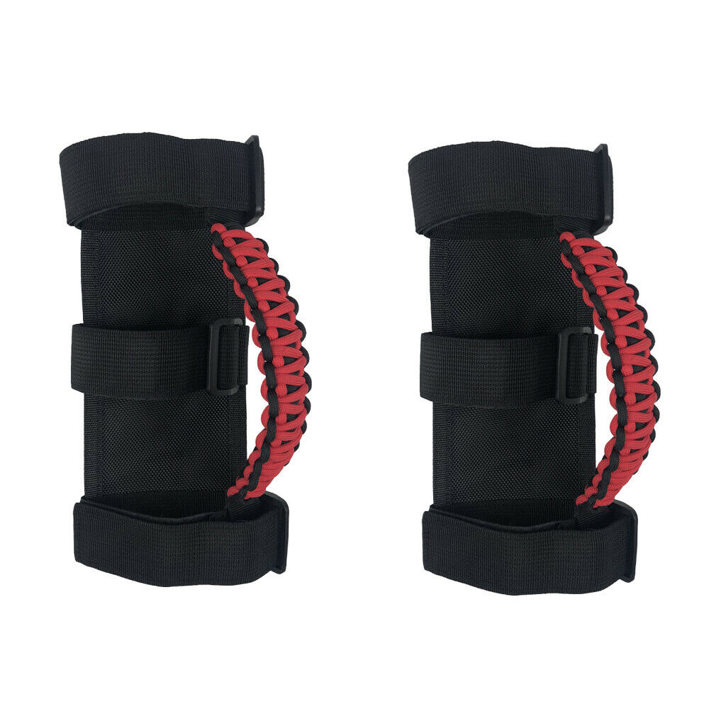 Grab Handles,Heavy Duty Unlimited Roll Bar Grab Handles for Jeep Wrangler TJ JK