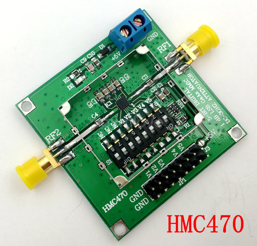 New HMC470 Digital RF Attenuator Module DC-3GHz 1dB Step to 31dB