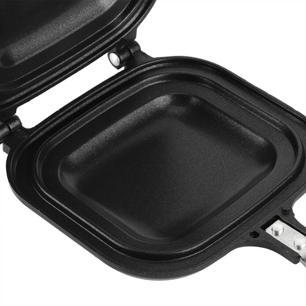 Flat Bottom Double-sided Frying Pan Bread Sandwich Toast Baking Pan Non-stick