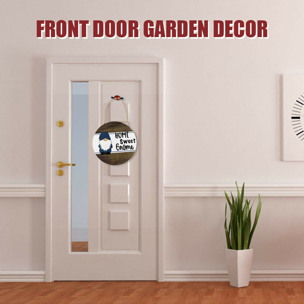 Welcome Hanging Sign with Interchangeable Holiday Pieces Front Door Garden Decor