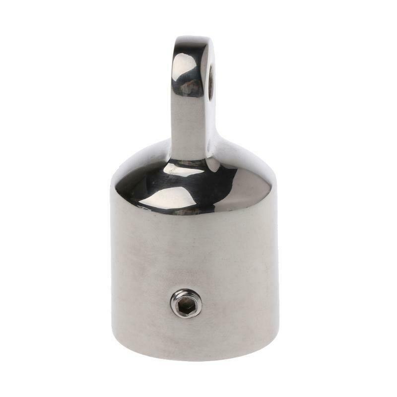 Stainless Steel Bimini Top Eye End Cap For 0.98'' Pipe Marine Boat Yacht