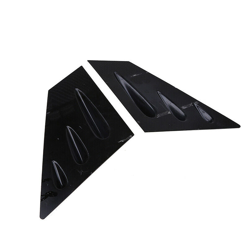 For Subaru WRX STi 2015-2020 Carbon Fiber Rear Window Louvers Shutter Cover Trim