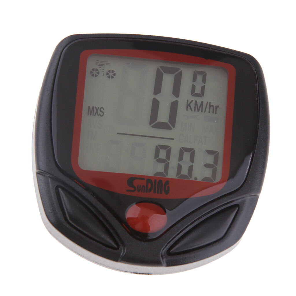 Universal Motorcycle Speedometer Odometer LCD Digital Speedometer Gauge Kph Mph