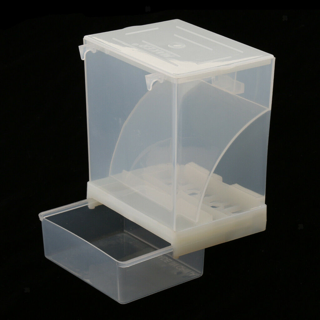 3pack No-Mess Automatic Parrot Feeder Integrated Feeder for Small to Large Birds