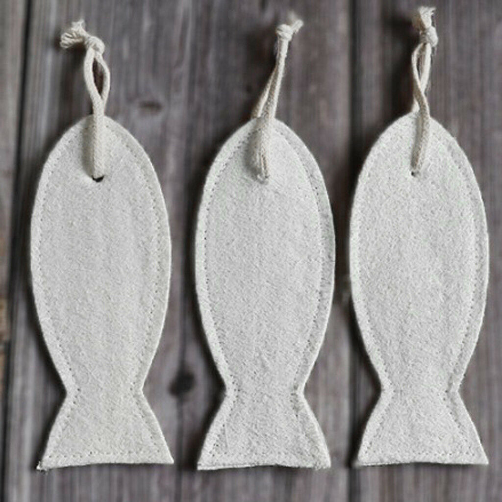 4x Premium Loofah Pads Bathing Adults Luffa Sponge Girls Boys Shower Glove Pad