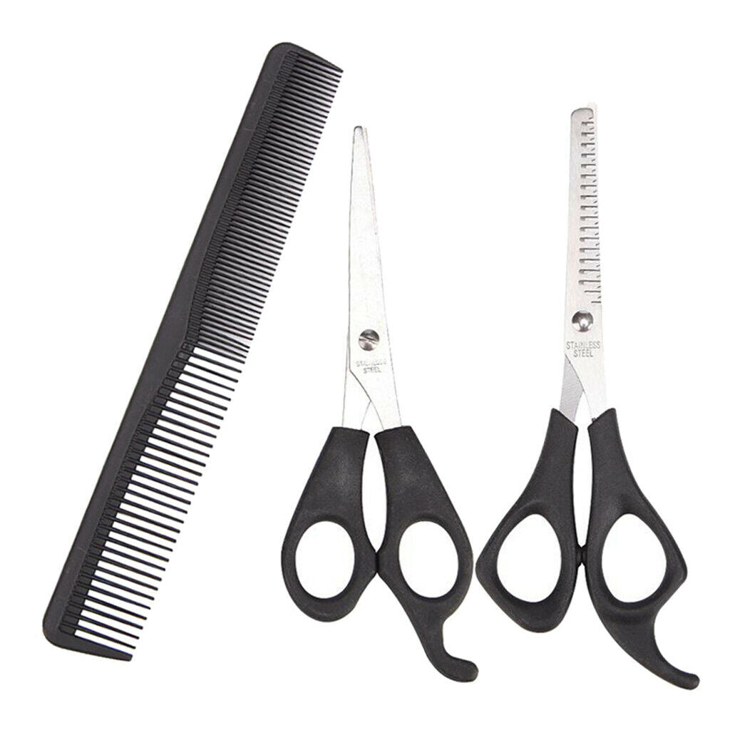 3pcs/set 5.5" Salon Hair Cutting Scissors Shears Hairdressing Set Tools