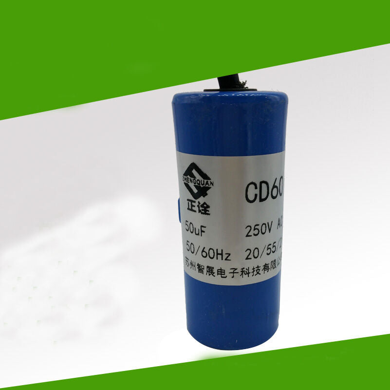 CD60 Motor Start Capacitor 50 MFD 50UF 250V 250VAC HVAC Capacitor For Wahers
