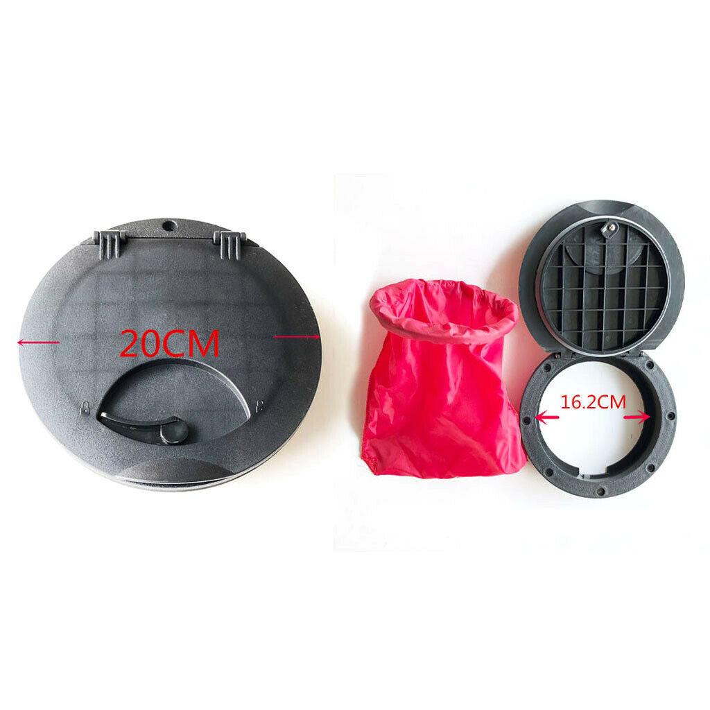 20cm Hatch Cover Deck Plate Kit with Storage Bag for Marine Boat Kayak