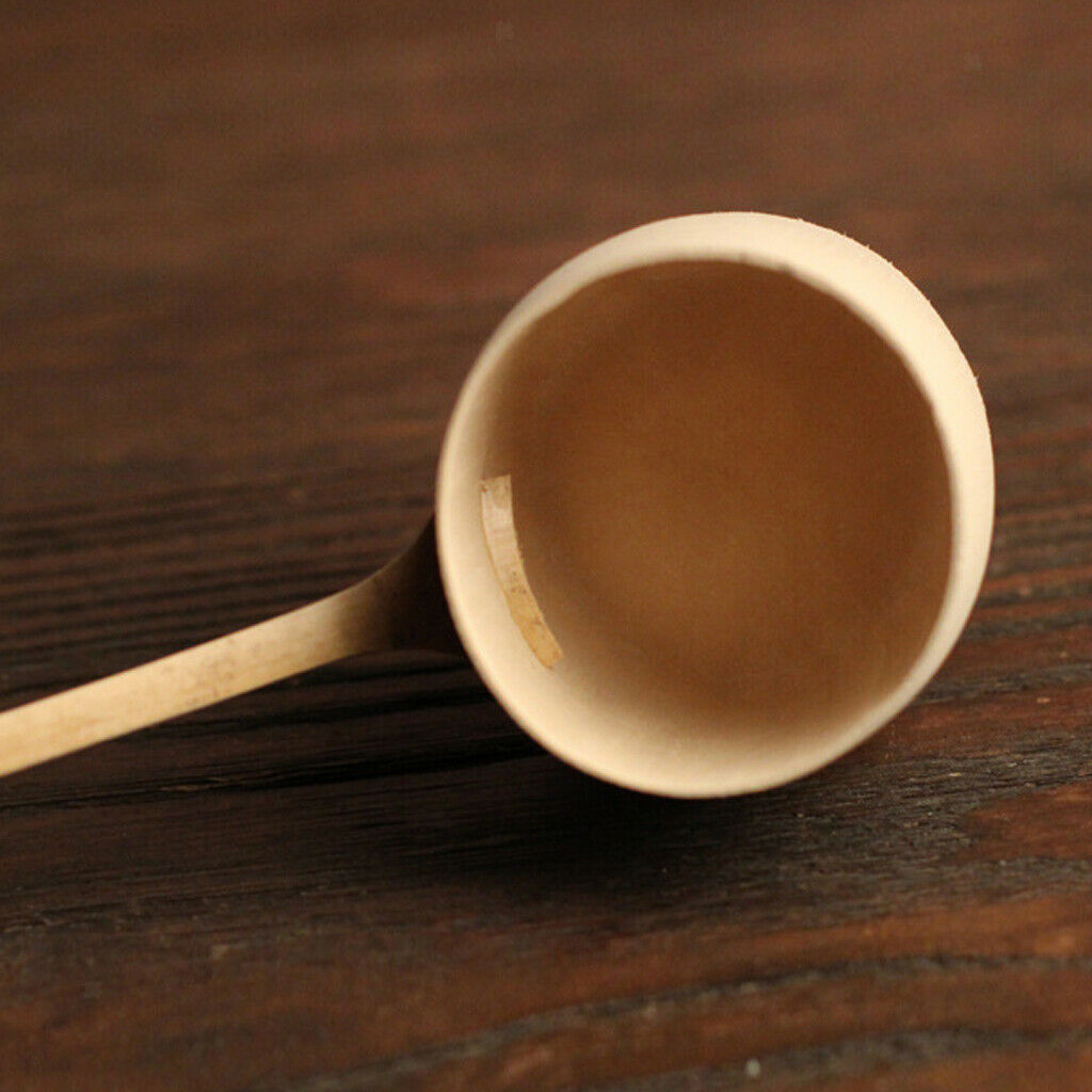 Japanese Tea Ladle Bamboo Water Ladle Water Dipper Soup Wine Scoop Spoon L+S