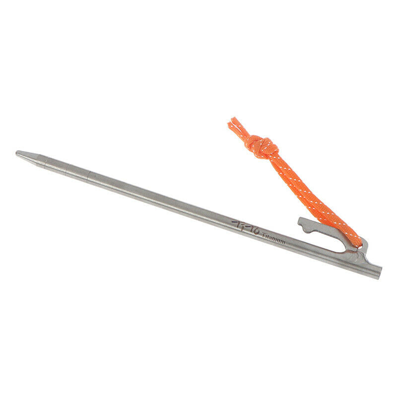 Outdoor Tent Peg 20cm High Strength Titanium Tent Nail Stake Tent AccessoriY SJ