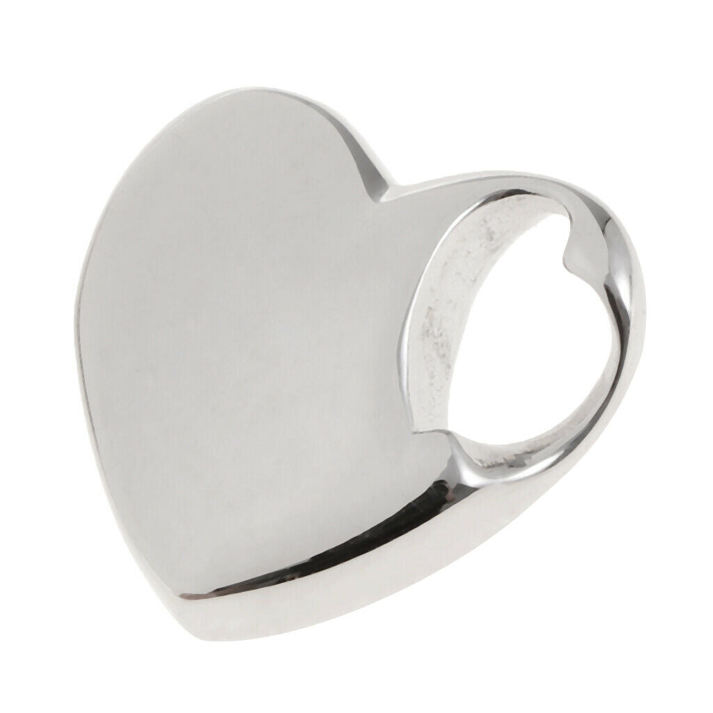 Heart Cremation Keepsake Urn Pendant for Necklace Choker - Pet Human Ashes