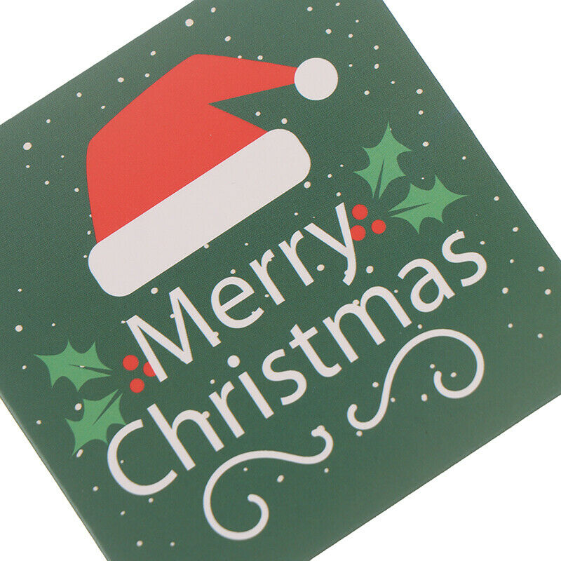 24pcs Merry Christmas Greeting Cards Party Invitations New Year Greeting .l8