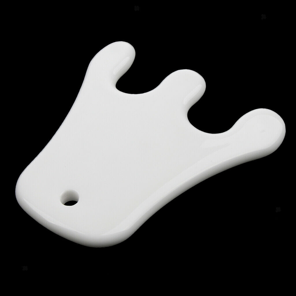 Ceramic Guasha Massage Shoulder Back Neck   Point Scraper Board Tool