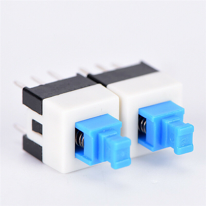 20pcs 7*7mm PCB 6 Pin Push Tactile Power Micro Switch Self Lock On/Off 2018、J DD