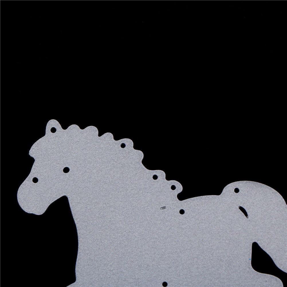 Horse Metal Cutting Dies For Scrapbooking Embossing DIY Paper Cards Deco.l8