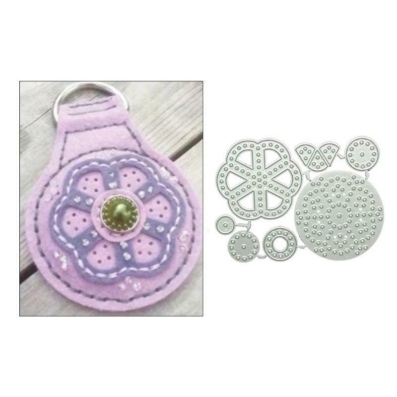 Flower Pendant Metal Cutting Dies Stencil DIY Scrapbooking Album Paper Card Mold