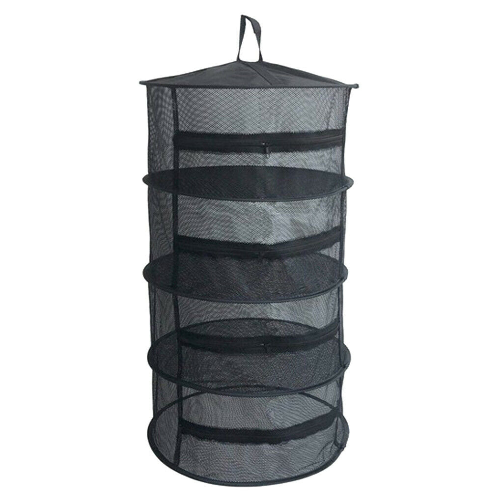 Collapsible Drying Rack Plants Net Tray for Hydroponic Plant and Bud 45cm