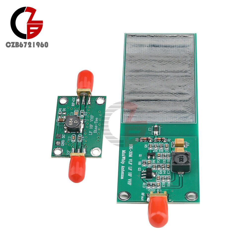 Durable RTL-SDR Shortwave Active Antenna Mini-Whip Mf/Hf/Vhf Radio SMA Receiver