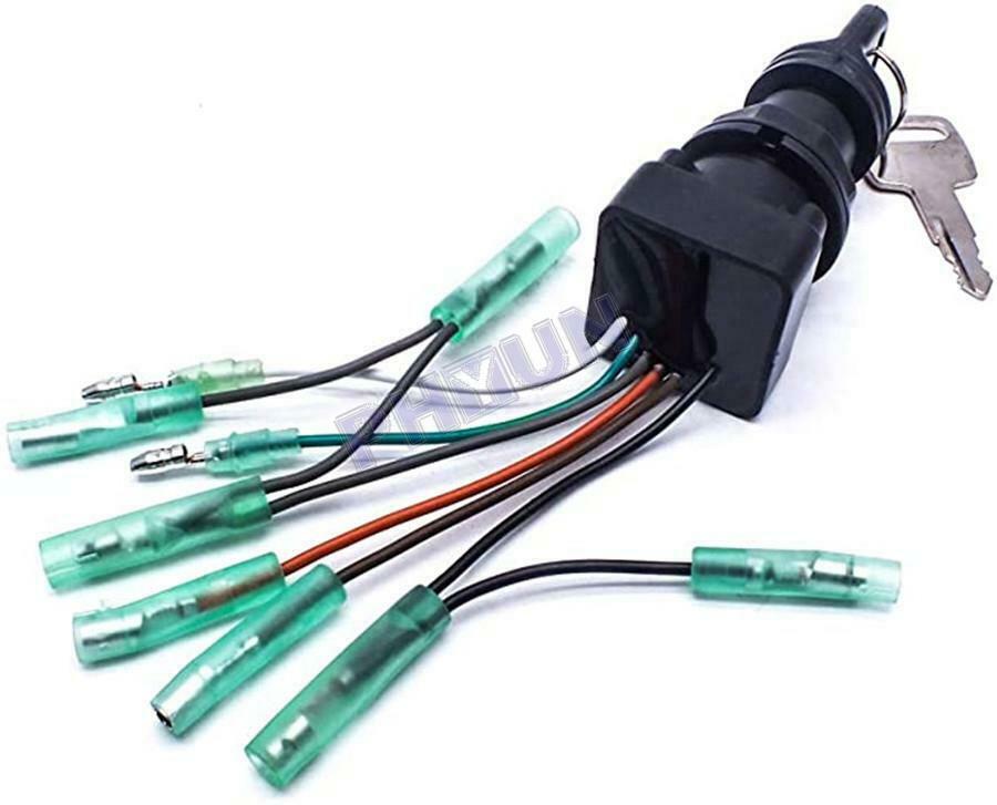 Ignition Key Switch Assembly Control Box For Suzuki Outboard 37110-99E00 / 92E01