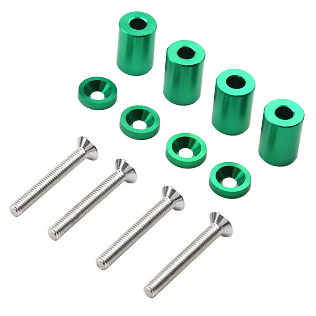 Alloy Hood Vent Spacer Riser Kits For All Turbo  Engine  Motor Swap  Green
