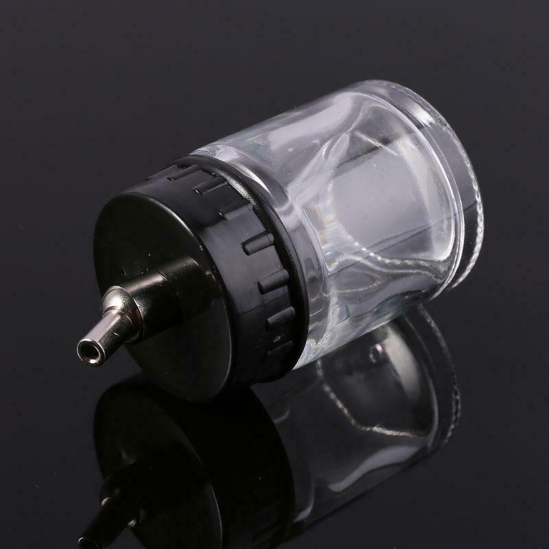 Airbrush Glass Bottle Jar Air Brush Gun Standard Suction Lid Pump Spray Top New