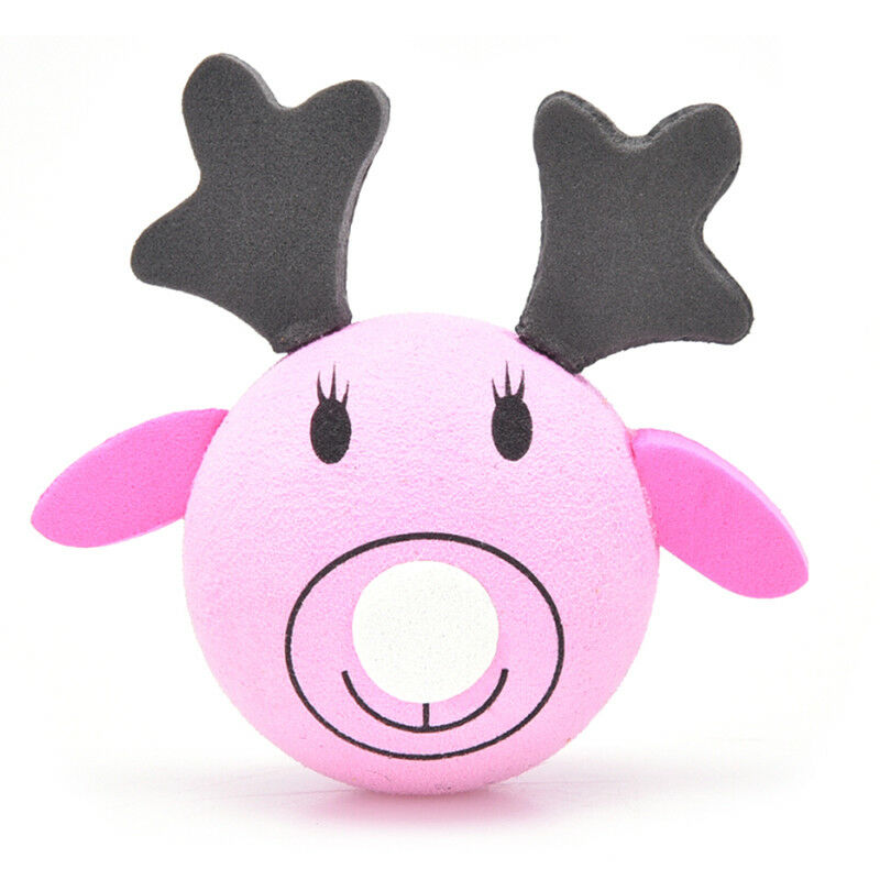 Cute Pink Elk Antenna Topper Eva Decorative Topper Balls for Cars Christma.l8