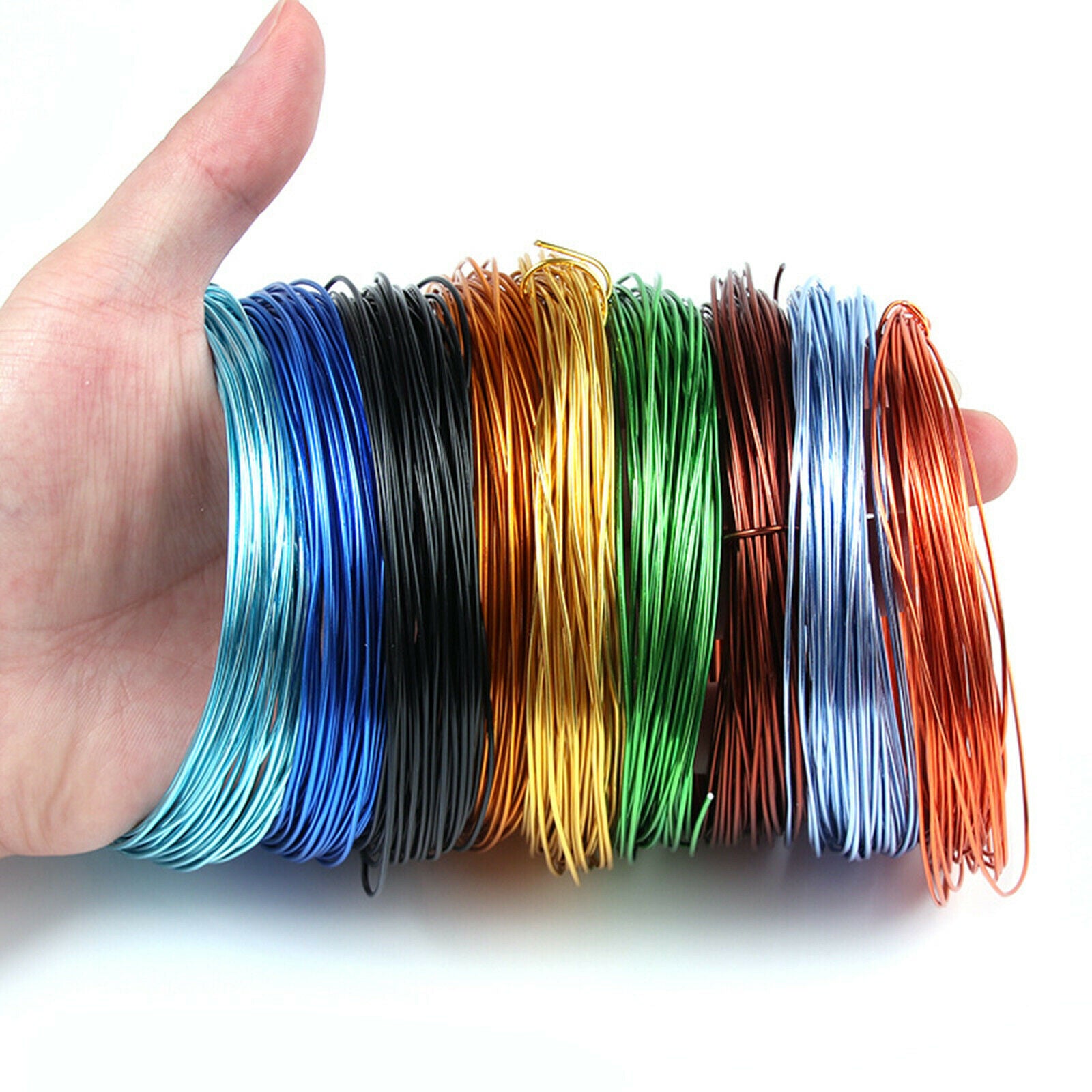 24x Aluminum Wire Bendable Cord Metal Soft for Sculpting Jewelry Making