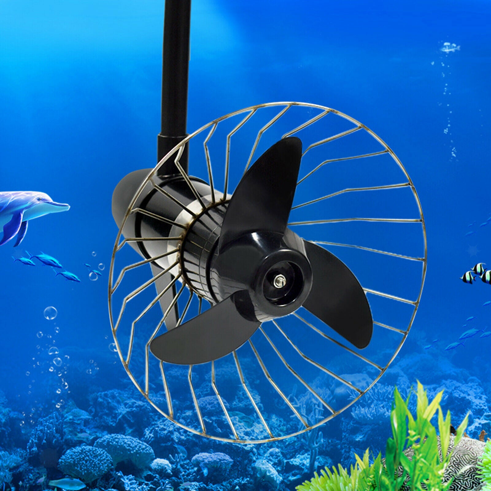 Engine Propeller Net Cover Dinghy Propulsion Motor Cage Anti-entanglement