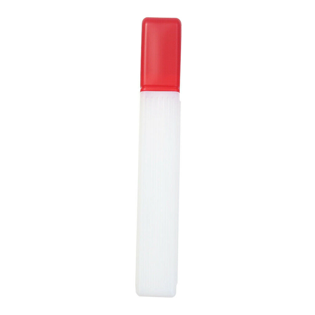 1pcs 41x6cm Plastic Knitting Needle Crochet Hook Tube Case Storage Holder Red