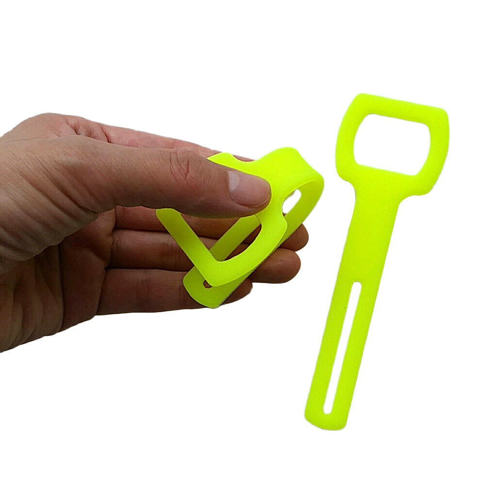 4Pcs Scuba Dive Silicone Mouthpiece Holder 2nd Stage Regulator Octopus Strap The