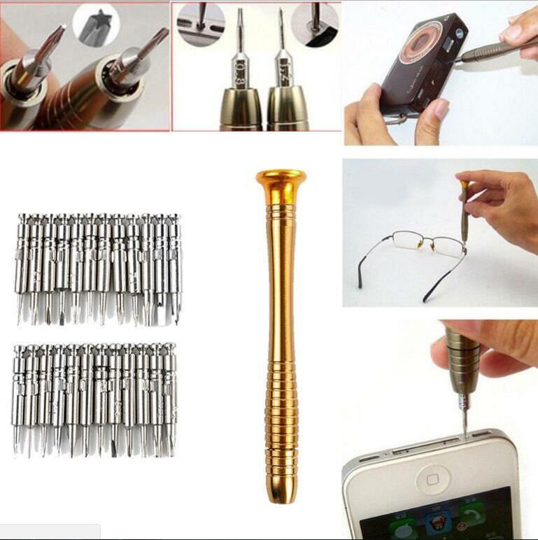 25PC/Set Precision Screwdriver Set Torx Glasses Repair Kit Micro Jewellers Watch