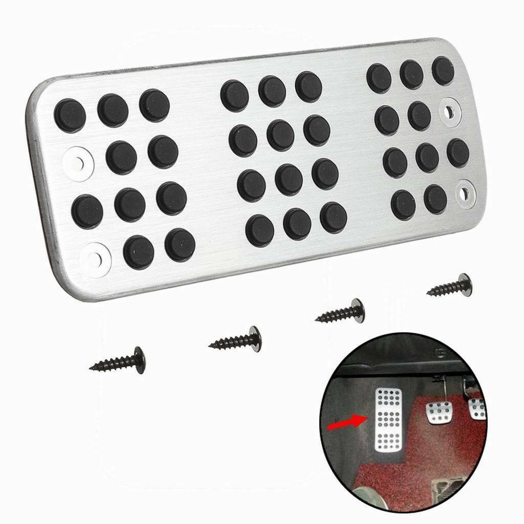 Aluminum Footrest Foot Rest Dead Pedal Pad Cover For Peugeot 206 206CC