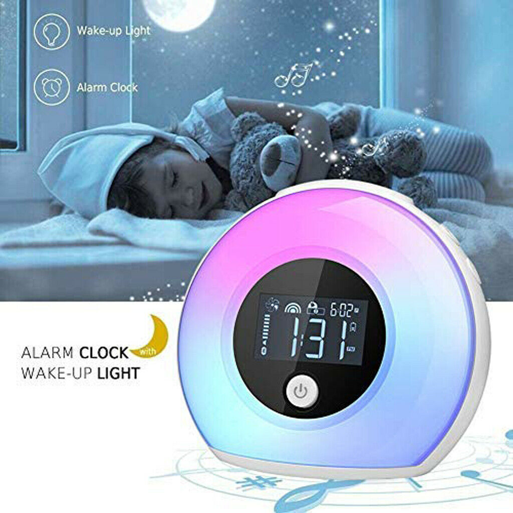 for Night Light with Bluetooth Speaker 5 Color Changing Bedside Lamp Gifts