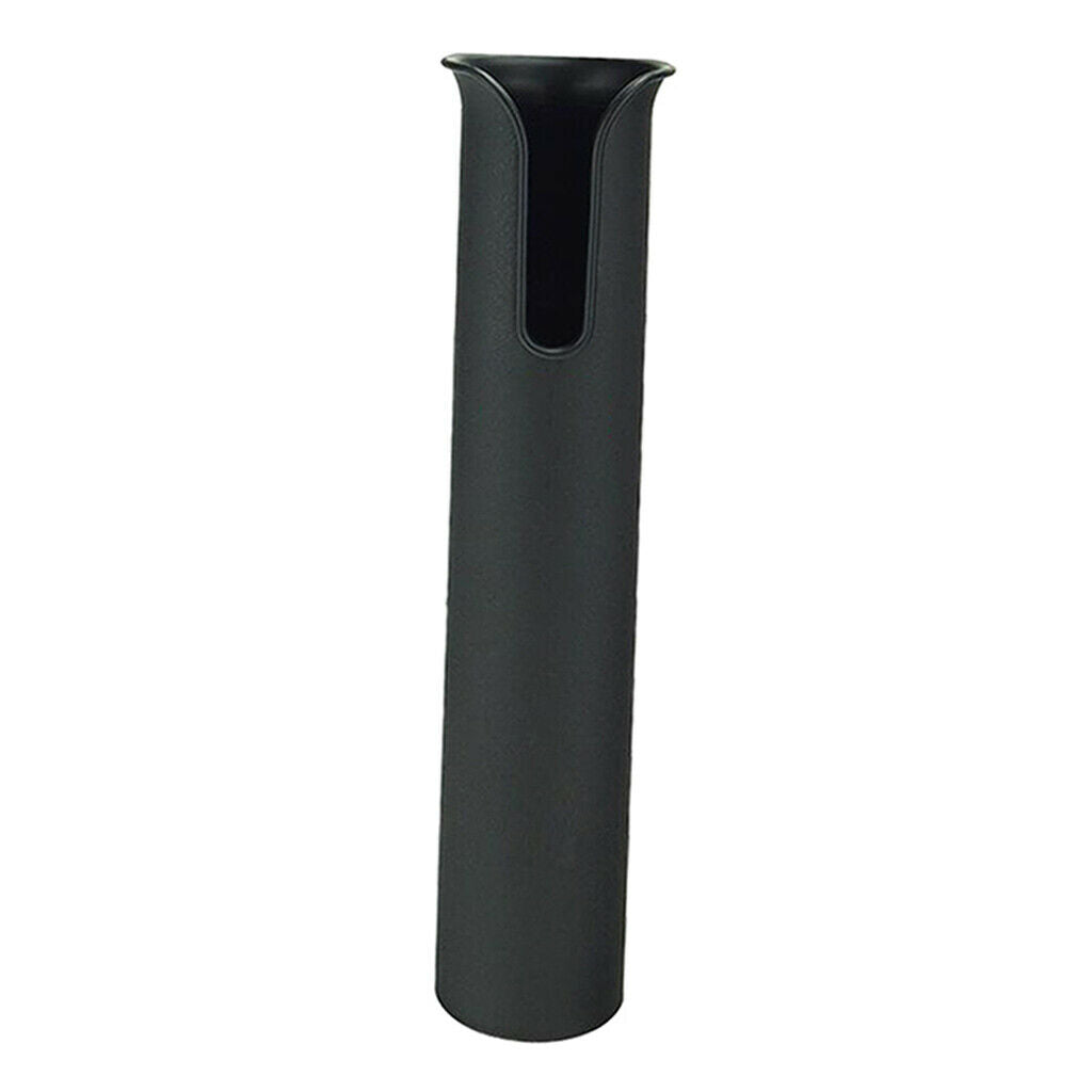 Self Adhesive Fishing Pole Boat Single Rod Holder Organizer Yacht Black