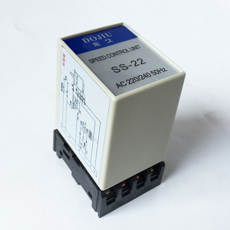 1PCS AC Motor Speed Controller with Potentiometer AC 220V/240V 50HZ 35mm Din
