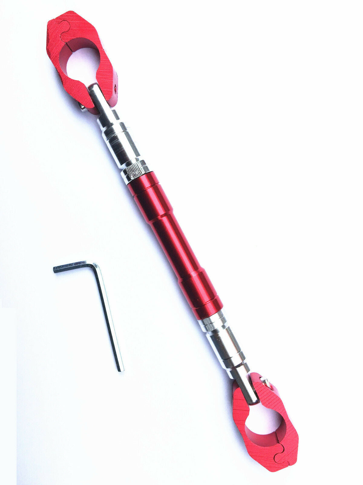 Red Sport Bike 7/8" Handlebar Adjustable Cross Strengthen Lever Balance Bar CBR