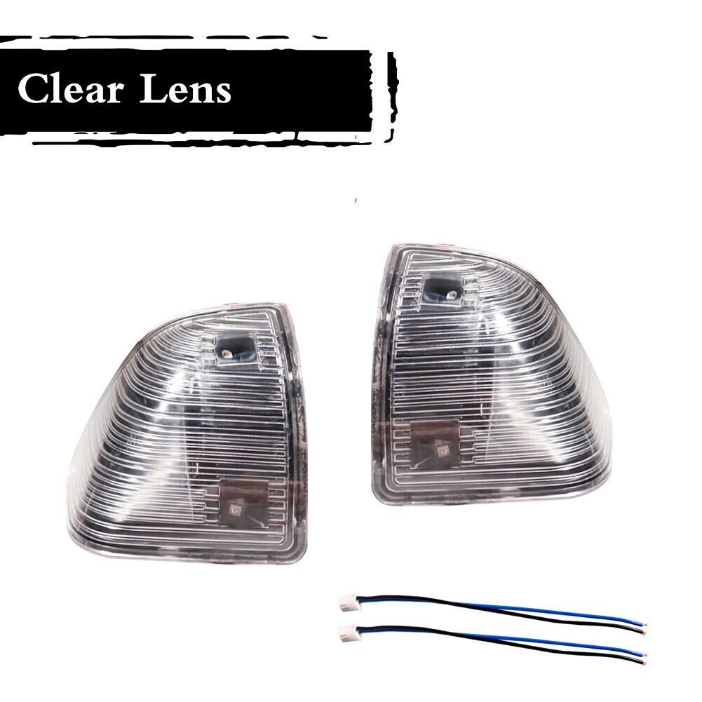 1 Pair Side Mirror Turn Signal Lights For Dodge Ram 1500 2500 3500 Clear Lens