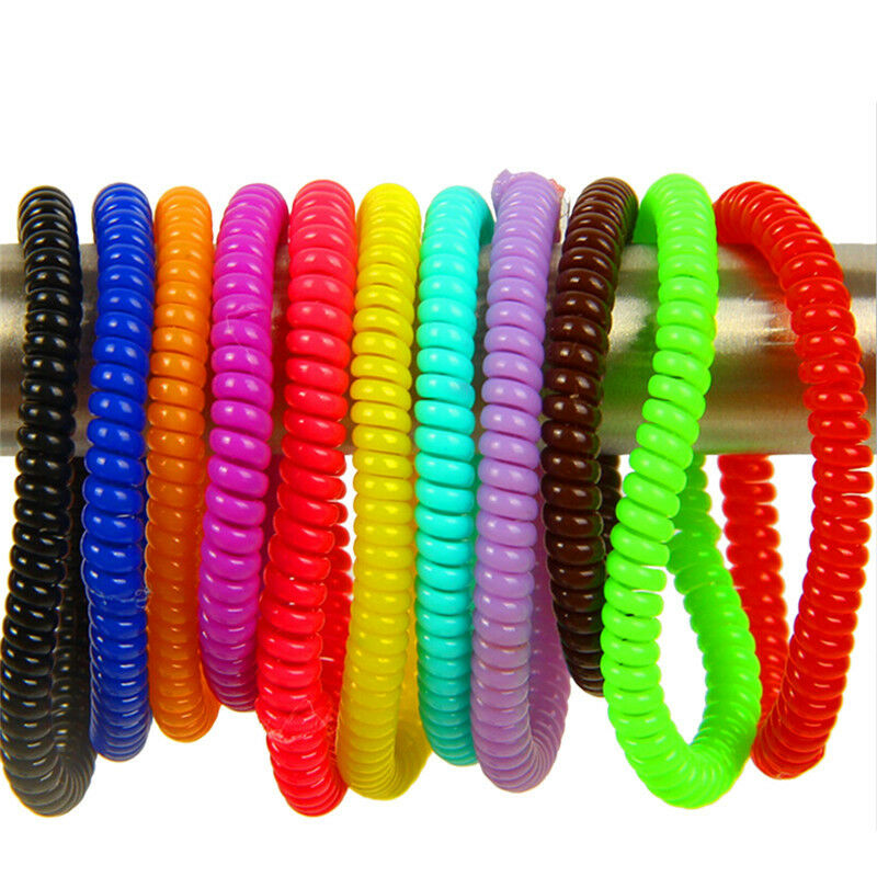 10Pcs Women Girls Hair Band Ties Rope Ring Elastic Hairband Ponytail Hold.l8