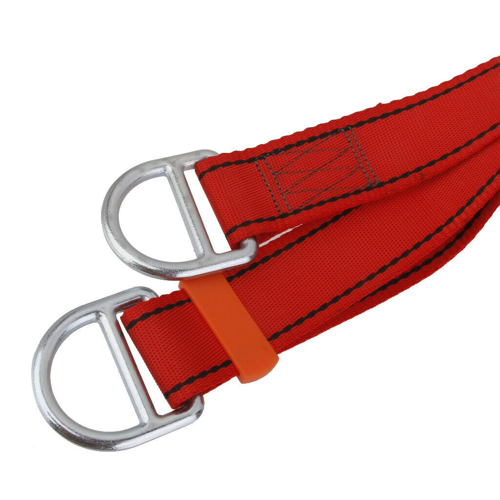 2.5 Meters Adjustable Rock Climbing Mountaineering Sling Strap Red 22KN