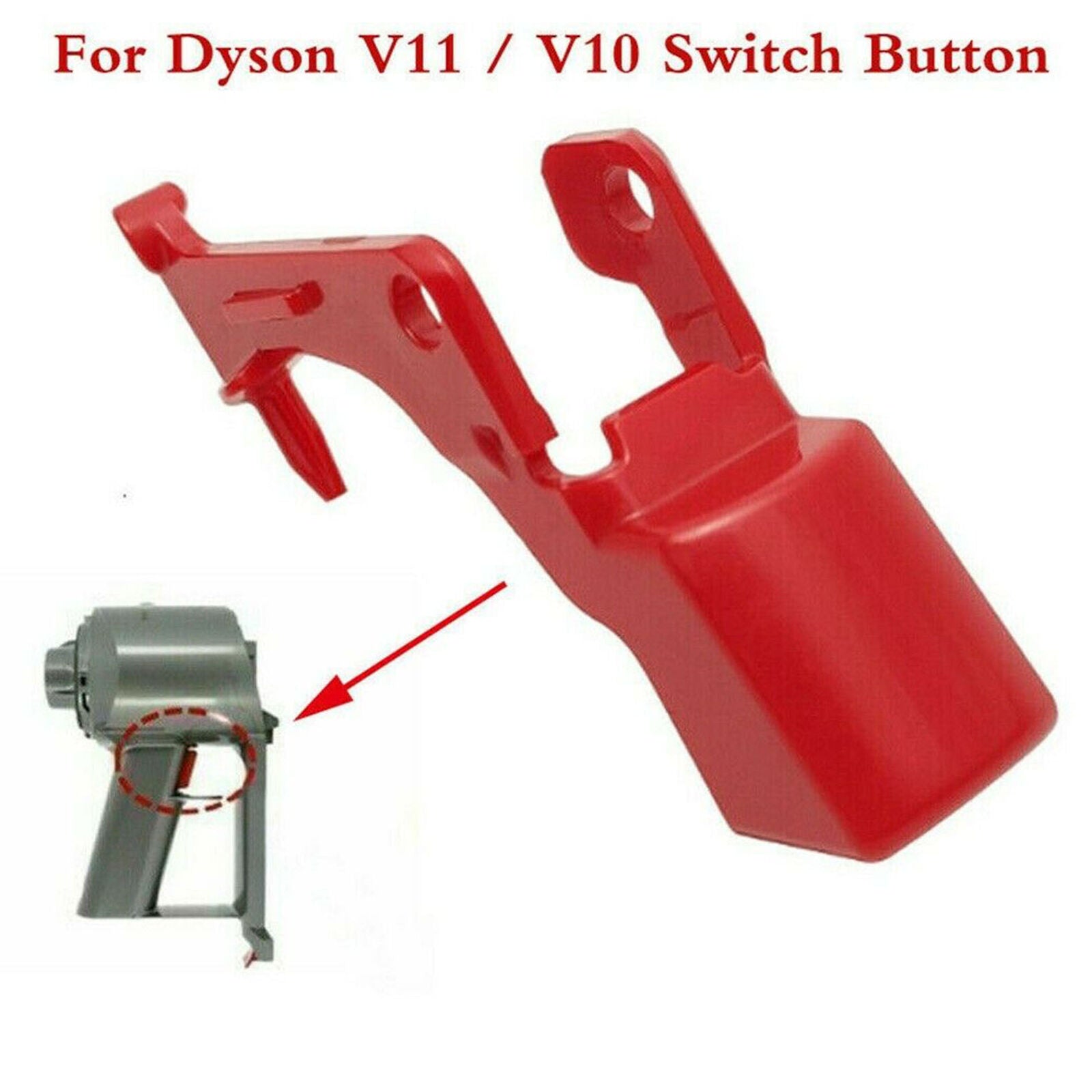 Extra-Strong Trigger Power Switch Button For Dyson V11/V10 Vacuum Cleaner Parts