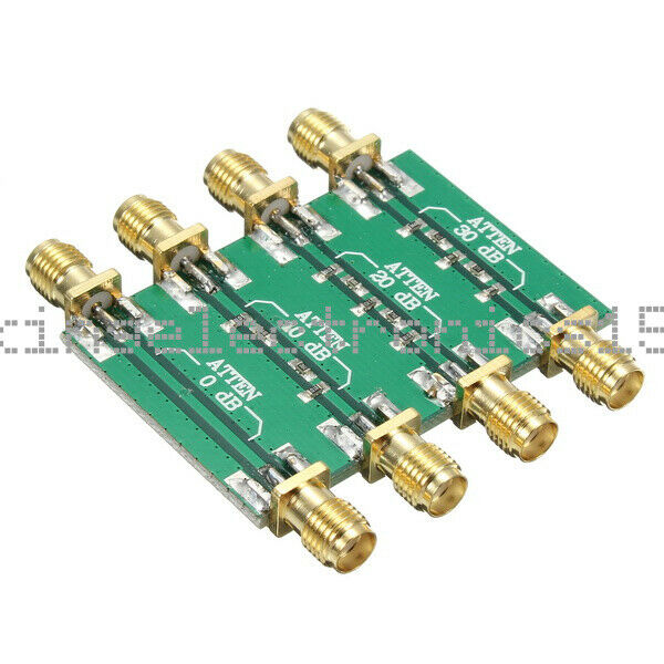 0Db 10Db 20Db 30Db DC 4.0Ghz 23Dbm RF Fixed Attenuator SMA Double Female Head