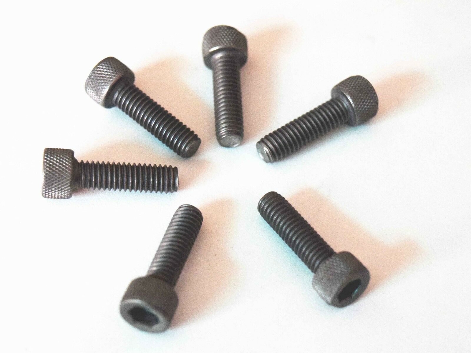 4pcs M6 x 20 Titanium Ti Screw Bolt Allen hex Socket Cap head / Aerospace Grade