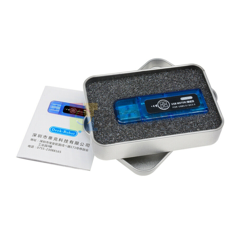 USB 3.0 OLED Tester DC 3.7-22V Charger Voltage Current Battery Capacity Detector