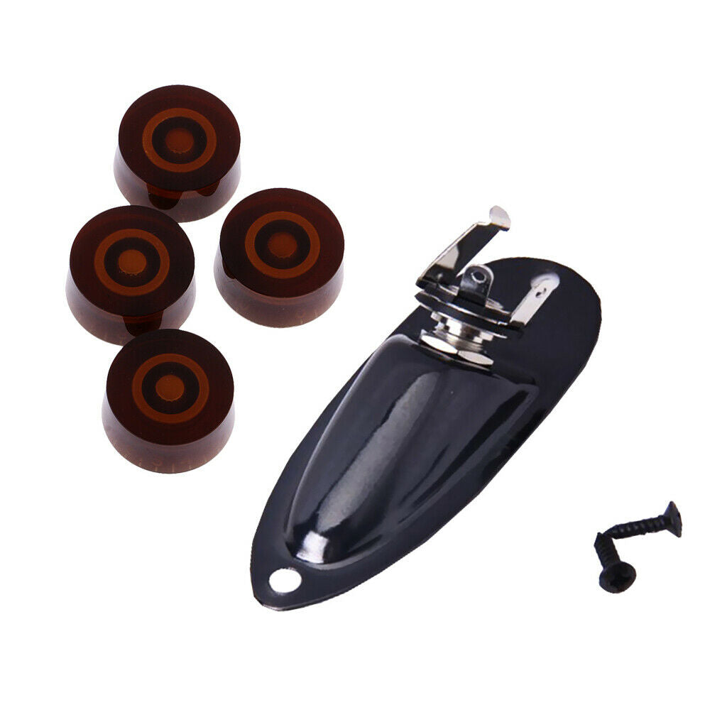 1 Set Guitar Speed Control Knobs+6.35mm Output Input Jack For LP Guitar